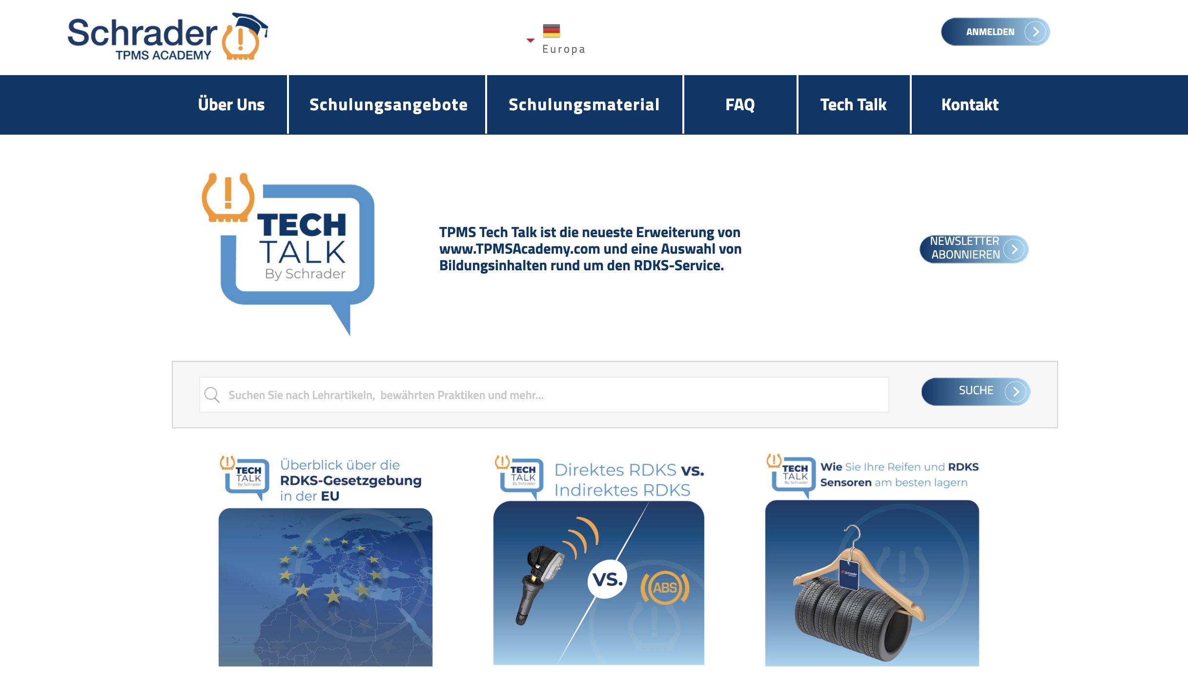 Schrader Tech Talk